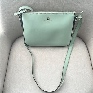 Kate Spade Green Crossbody Bag with Adjustable Strap